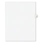 Preprinted Legal Exhibit Side Tab Index Dividers, Avery Style, 10-Tab, 9, 11 x 8.5, White, 25/Pack (11919)