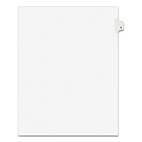 Preprinted Legal Exhibit Side Tab Index Dividers, Avery Style, 10-Tab, 3, 11 x 8.5, White, 25/Pack (11913)