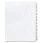 Avery Preprinted Legal Exhibit Side Tab Index Dividers, Allstate Style, 25-Tab, 76 to 100, 11 x 8.5, White, 1 Set, (1704) (01704)