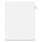 Preprinted Legal Exhibit Side Tab Index Dividers, Avery Style, 26-Tab, C, 11 x 8.5, White, 25/Pack, (1403) (01403)