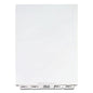 Preprinted Legal Exhibit Bottom Tab Index Dividers, Avery Style, 27-Tab, Exhibit A to Exhibit Z, 11 x 8.5, White, 1 Set (11376)
