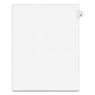 Preprinted Legal Exhibit Side Tab Index Dividers, Avery Style, 26-Tab, B, 11 x 8.5, White, 25/Pack, (1402) (01402)