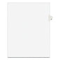 Preprinted Legal Exhibit Side Tab Index Dividers, Avery Style, 10-Tab, 7, 11 x 8.5, White, 25/Pack (11917)