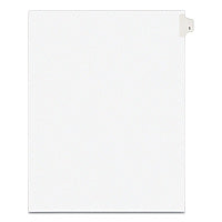 Preprinted Legal Exhibit Side Tab Index Dividers, Avery Style, 10-Tab, 1, 11 x 8.5, White, 25/Pack (11911)