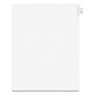 Preprinted Legal Exhibit Side Tab Index Dividers, Avery Style, 10-Tab, 1, 11 x 8.5, White, 25/Pack (11911)