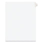 Preprinted Legal Exhibit Side Tab Index Dividers, Avery Style, 10-Tab, 1, 11 x 8.5, White, 25/Pack (11911)