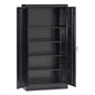 Tennsco 72" High Standard Cabinet (Assembled), 36w x 18d x 72h, Black (7218BLK)