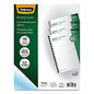 Fellowes Crystals Transparent Presentation Covers for Binding Systems, Clear, with Square Corners, 11 x 8.5, Unpunched, 100/Pack (52089)