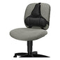 Fellowes Professional Series Back Support with Microban Protection, 15 x 2 x 14.5, Black (8037601)