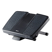 Fellowes Ultimate Foot Support, HPS, 17.75w x 13.25d x 4 to 6.5h, Black/Gray (8067001)