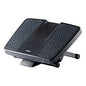 Fellowes Ultimate Foot Support, HPS, 17.75w x 13.25d x 4 to 6.5h, Black/Gray (8067001)