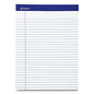 Ampad Perforated Writing Pads, Wide/Legal Rule, 50 White 8.5 x 11.75 Sheets, Dozen (20360)