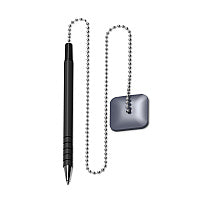 Universal Ballpoint Counter Pen, Medium 0.7 mm, Black Ink, Black Barrel (UNV15625)