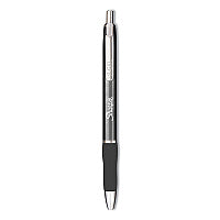 Sharpie S-Gel Premium Metal Barrel Gel Pen, Retractable, Medium 0.7 mm, Black Ink, Gun Metal Gray Barrel, Dozen (2147528)