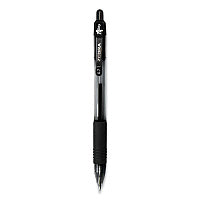 Zebra Z-Grip Ballpoint Pen, Retractable, Medium 0.7 mm, Black Ink, Clear/Black Barrel, 12/Pack (23910)