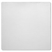 AbilityOne 7220001516518, SKILCRAFT PVC Chair Mat, Low-to-Medium Pile Carpet, 60 x 60, Clear