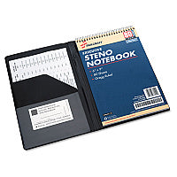 AbilityOne 7510014547388, SKILCRAFT Vinyl Steno Pad Holder, Vinyl/Foam, 6" x 9", 80 Page, Black