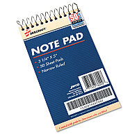 AbilityOne 7530014547392, SKILCRAFT Notepad, Narrow Rule, Blue Cover, 50 White 3.25 x 5.5 Sheets, Dozen