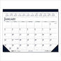 House of Doolittle Recycled Two-Color Monthly Desk Pad Calendar, 18.5 x 13, Perforated White/Blue/Gray Sheets, 12-Month (Jan-Dec): 2026 (1506)