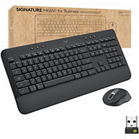 Logitech Signature MK650 Combo for Business, Wireless Mouse and Keyboard, L