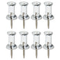 AbilityOne 7510009400935, SKILCRAFT Push Pins, Plastic, Clear, 0.38", 100/Box