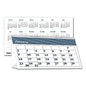 House of Doolittle Bar Harbor Recycled Desk Tent Monthly Calendar, 7 x 4.25, White/Blue Sheets, 12-Month (Jan to Dec): 2026 (3679)