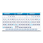 House of Doolittle Recycled Three-Month Format Wall Calendar, Horizontal Orientation, 23.5 x 12, White Sheets, 14-Month: Dec 2025 to Jan 2027 (3648)