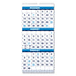 House of Doolittle Recycled Three-Month Format Wall Calendar, Vertical Orientation, 8 x 17, White Sheets, 14-Month: Dec 2025 to Jan 2027 (3646)