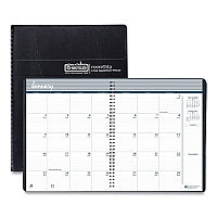 House of Doolittle 24-Month Recycled Ruled Monthly Planner, 11 x 8.5, Black Cover, 24-Month: Jan 2026 to Dec 2027 (262002)