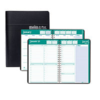 House of Doolittle Express Track Recycled Weekly Appointment Book/Monthly Planner, 11 x 8.5, Black Cover, 13-Month: Jan 2026 to Jan 2027 (29602)