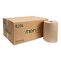 Morsoft(R) Hardwound Roll Towels, 1-Ply, 10" x 800 ft, Kraft, 6 Rolls/Carton (R106)