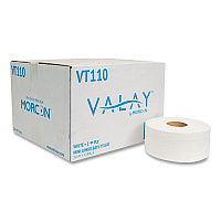 Morcon(R) Jumbo Toilet Paper Rolls, 2-Ply, White, 750-ft., 12 Rolls (VT110)