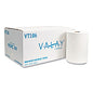 Morcon Paper 10 Inch TAD Roll Towels, 1-Ply, 10" x 550 ft, White, 6 Rolls/Carton (VT106)