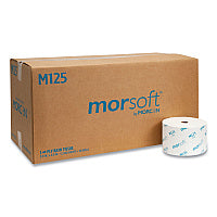 Morcon(R) Small Core Toilet Paper, 1-Ply, 2500 Sheets, 24 Rolls (M125)