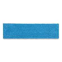 Rubbermaid Commercial Adaptable Flat Mop Pads, Microfiber, 19.5 x 5.5, Blue (2132427)