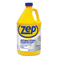 Zep Commercial Antibacterial Disinfectant, 1 gal Bottle (ZUBAC128EA)