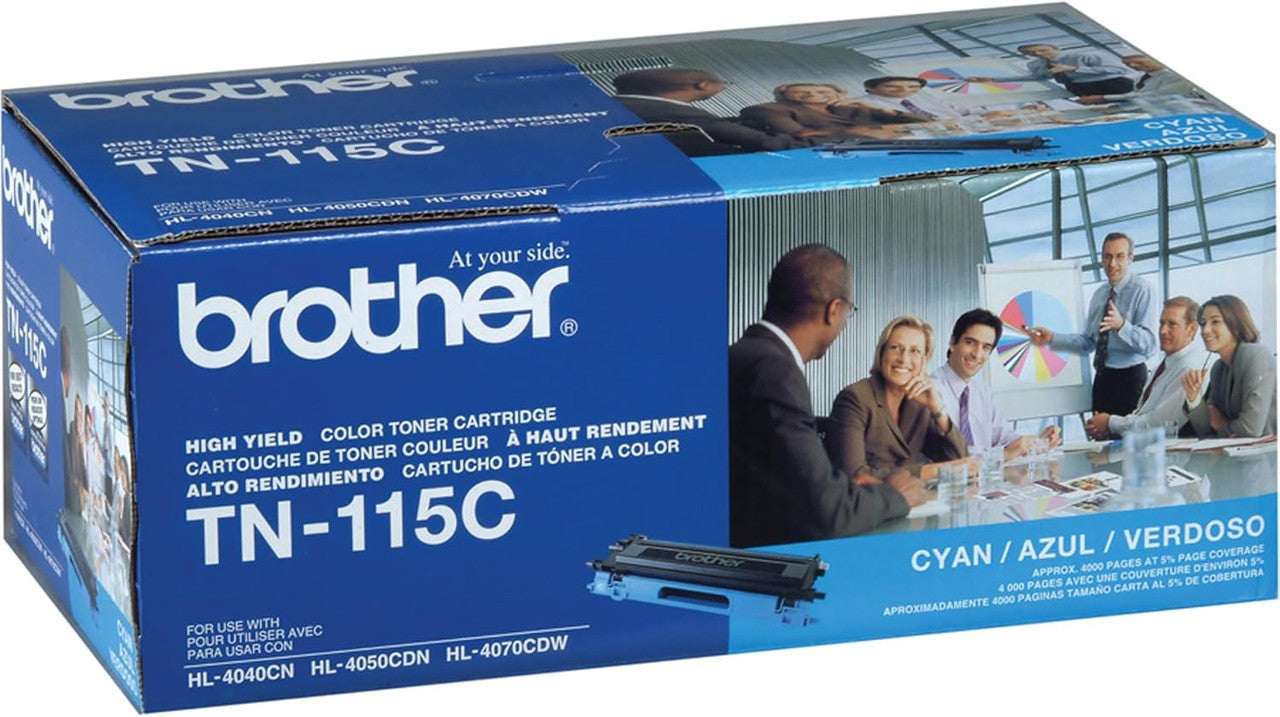 Brother TN-115C | Original Cyan High-Yield Toner Cartridge