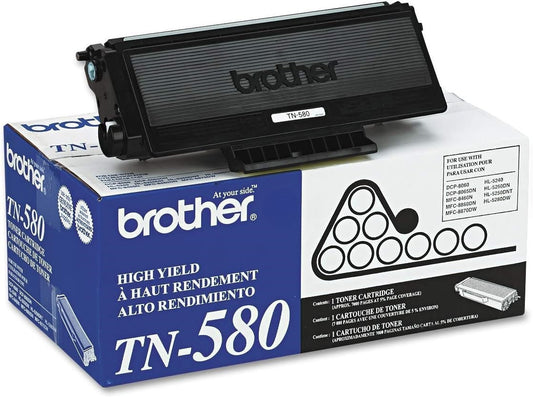 Brother TN-580 | Original Black High-Yield Toner Cartridge