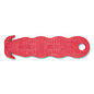 San Jamar Klever Kutter Safety Cutter, 3 Razor Blades, 1" Blade, 4" Plastic Handle, Red (KK403)