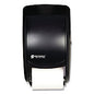 San Jamar Duett Standard Bath Tissue Dispenser, 2 Roll, 7.5 x 7 x 12.75, Black Pearl (R3500TBK)