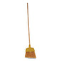 Boardwalk(R) 932A Angler Broom, 53" Wooden Handle, Yellow (BWK932AEA)
