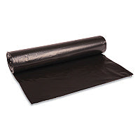 Boardwalk(R) 45 Gallon Black Garbage Bags, 40x48, 1 Mil, 100 Bags, BWK527