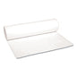Boardwalk Low-Density Waste Can Liners, 56 gal, 0.6 mil, 43" x 47", White, Perforated Roll, 25 Bags/Roll, 4 Rolls/Carton (BWK4347EXH)