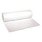 Boardwalk Low-Density Waste Can Liners, 45 gal, 0.6 mil, 40" x 46", White, Perforated Roll, 25 Bags/Roll, 4 Rolls/Carton (BWK4046EXH)