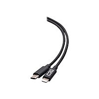 C2G 3ft (0.9m) USB-C Male to Lightning Male Sync and Charging Cable - Black