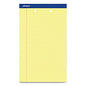 Ampad Perforated Writing Pads, Wide/Legal Rule, 50 Canary-Yellow 8.5 x 14 Sheets, Dozen (20233)