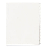 Avery Blank Tab Legal Exhibit Index Divider Set, 25-Tab, 11 x 8.5, White, 1 Set (11959)