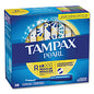 Tampax Pearl Tampons, Regular, 36/Box, 12 Box/Carton (71127)