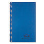 National Paper Three-Subject Wirebound Notebooks, Unpunched, Medium/College Rule, Blue Cover, (150) 9.5 x 6 Sheets (33360)
