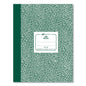 National Paper Composition Lab Notebook, Quadrille Rule, Green Cover, (60) 10.13 x 7.88 Sheets (53108)